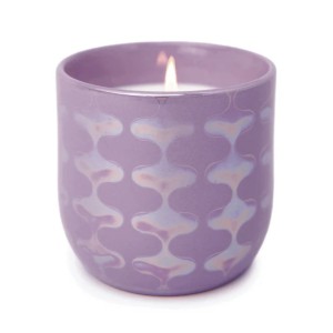 Керамична соева свещ Падивакс, Lustre - лилав, лава - лавандула и папрат